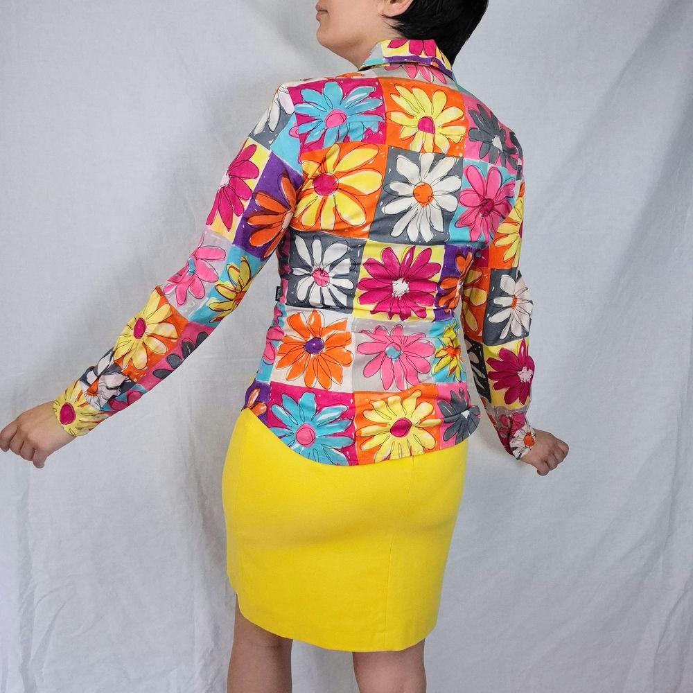 Moschino Jeans camicia a fiori anni '90 - immagine 3