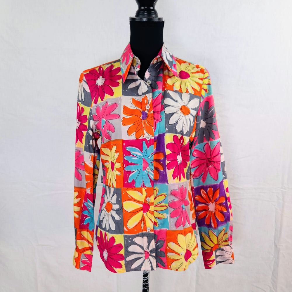 Moschino Jeans camicia a fiori anni '90 - immagine 4