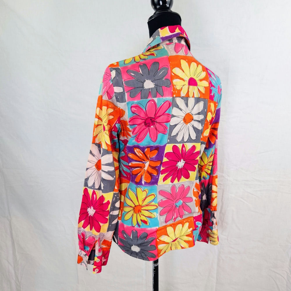 Moschino Jeans camicia a fiori anni '90 - immagine 6