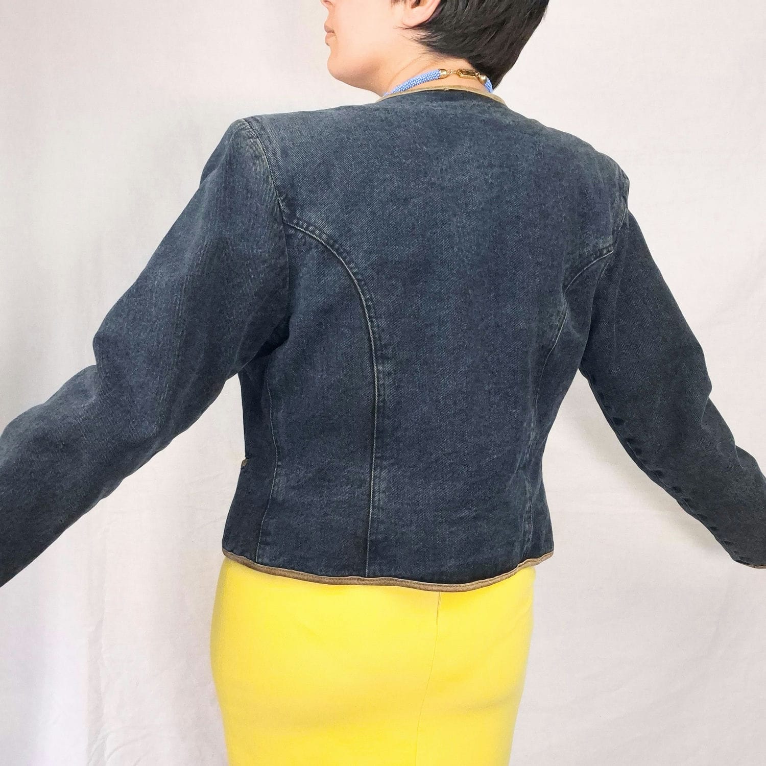 giacca di jeans chic