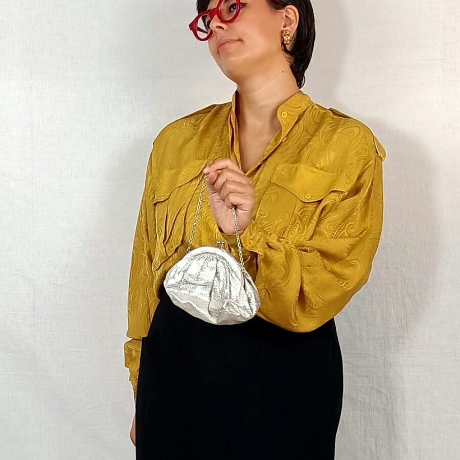silver bag