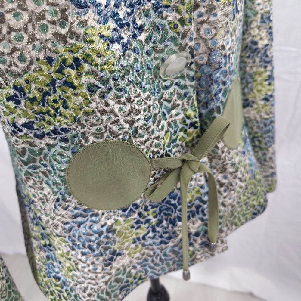 giacca verde multicolore