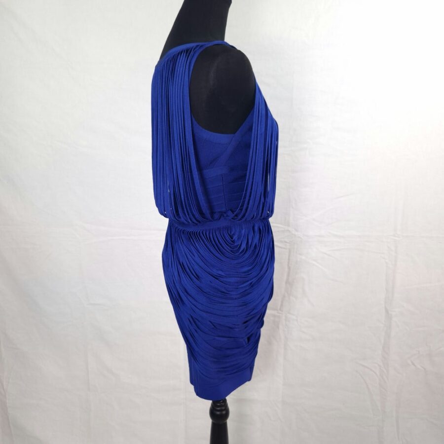 Herve Leger cocktail dress blu