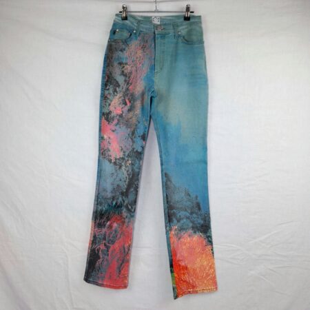 jeans con coralli