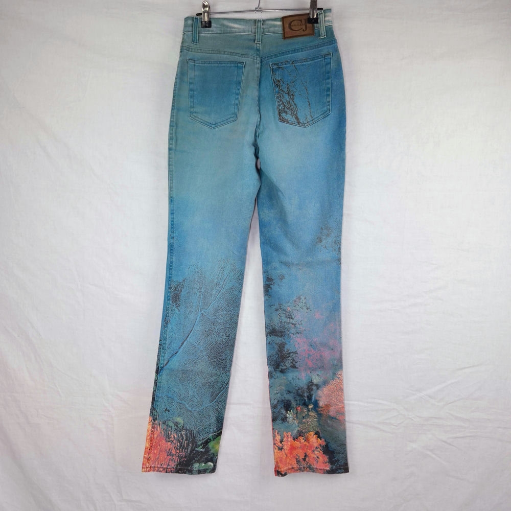 Roberto Cavalli jeans con coralli vintage 90s
