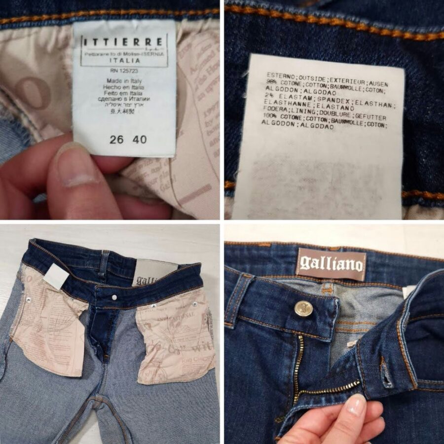 john galliano jeans