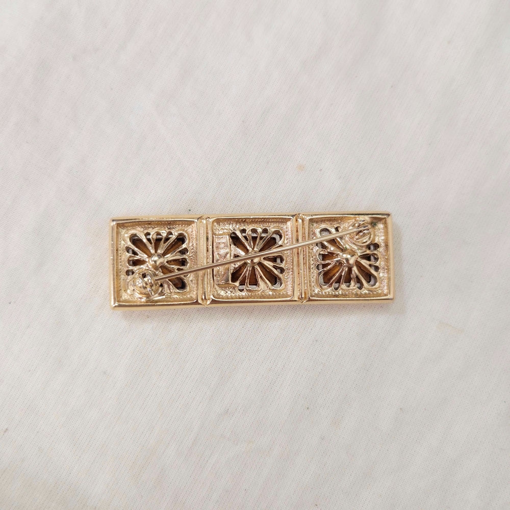 ysl vintage brooch 80s