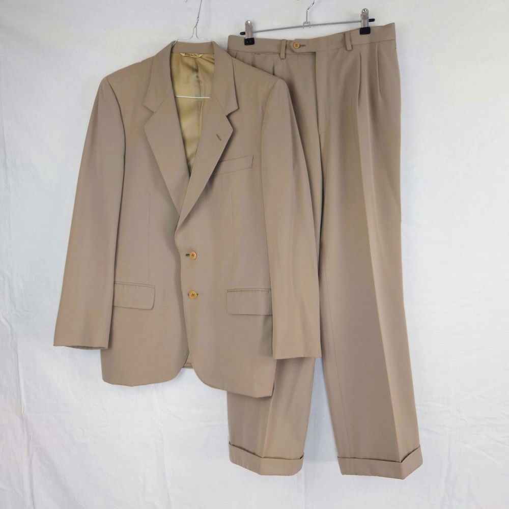 tailleur pantalone beige