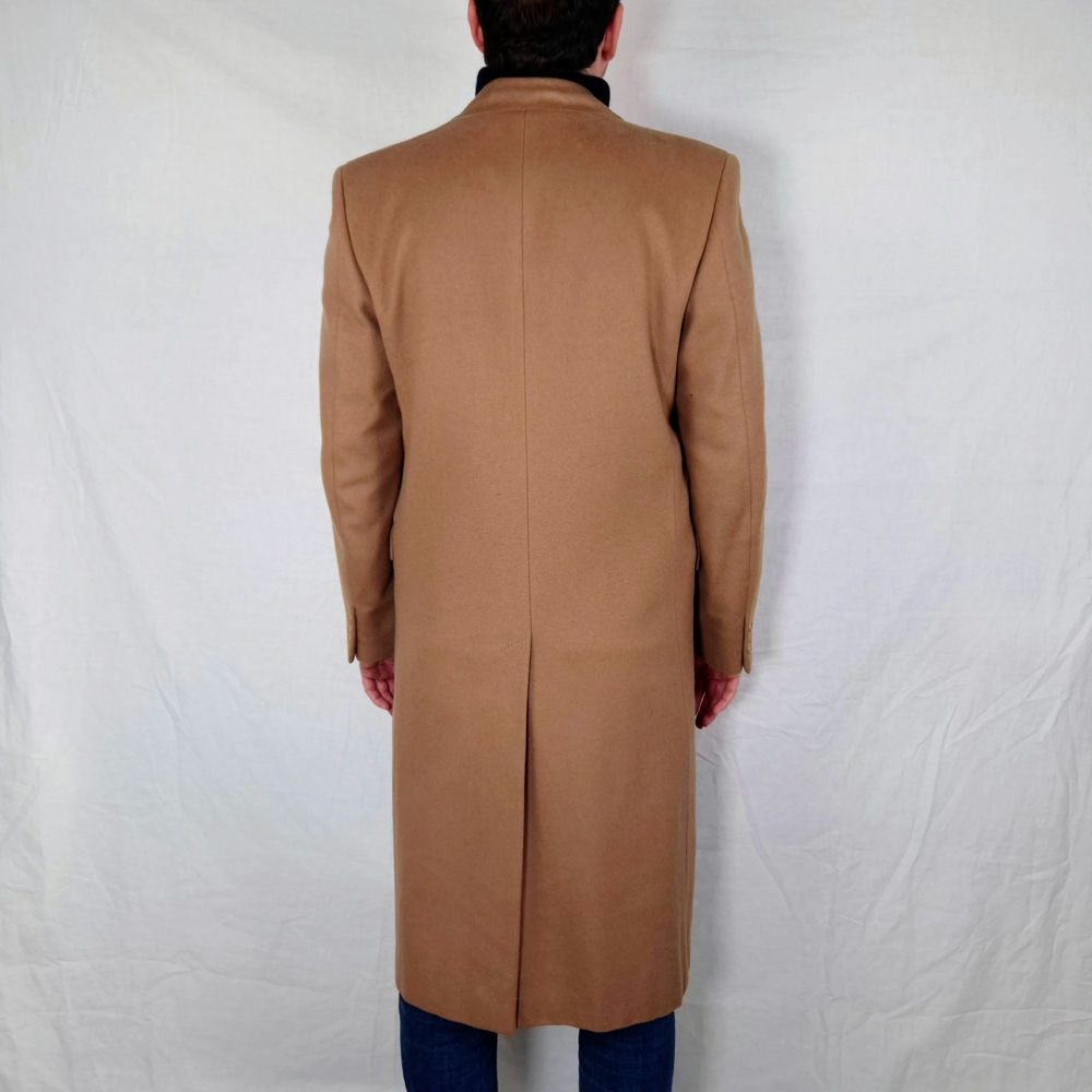 Pierre Cardin cappotto da uomo cammello in lana e cachemire