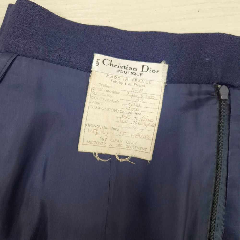 Christian Dior Boutique gonna blu