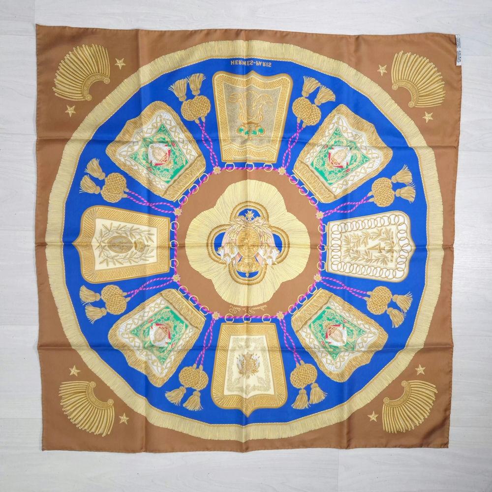 Hermès Poste et Cavalerie foulard in seta - immagine 9