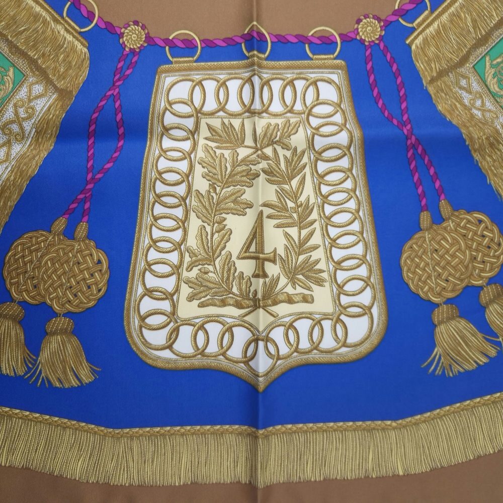 Hermès Poste et Cavalerie foulard in seta - immagine 8