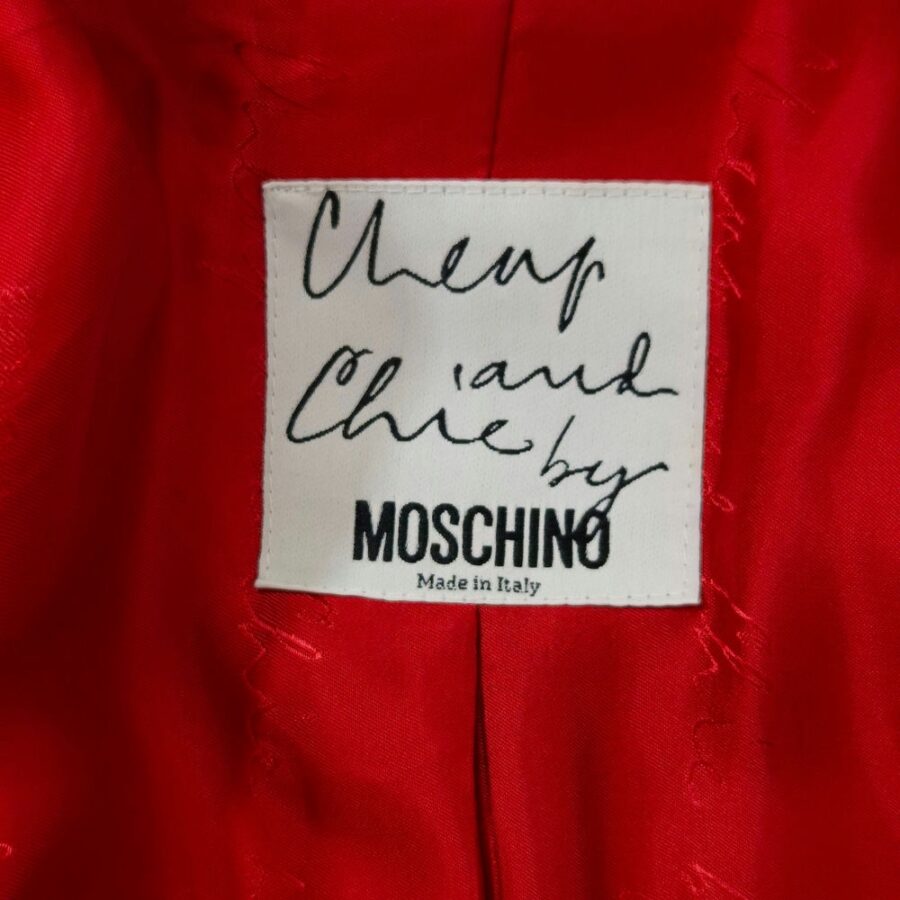Moschino anni '90 giacca verde in lana - immagine 3