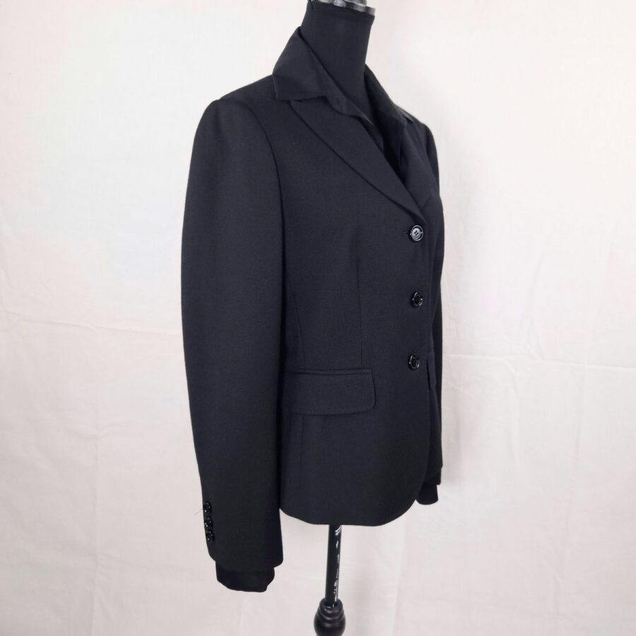 Moschino vintage giacca nera in lana - immagine 5