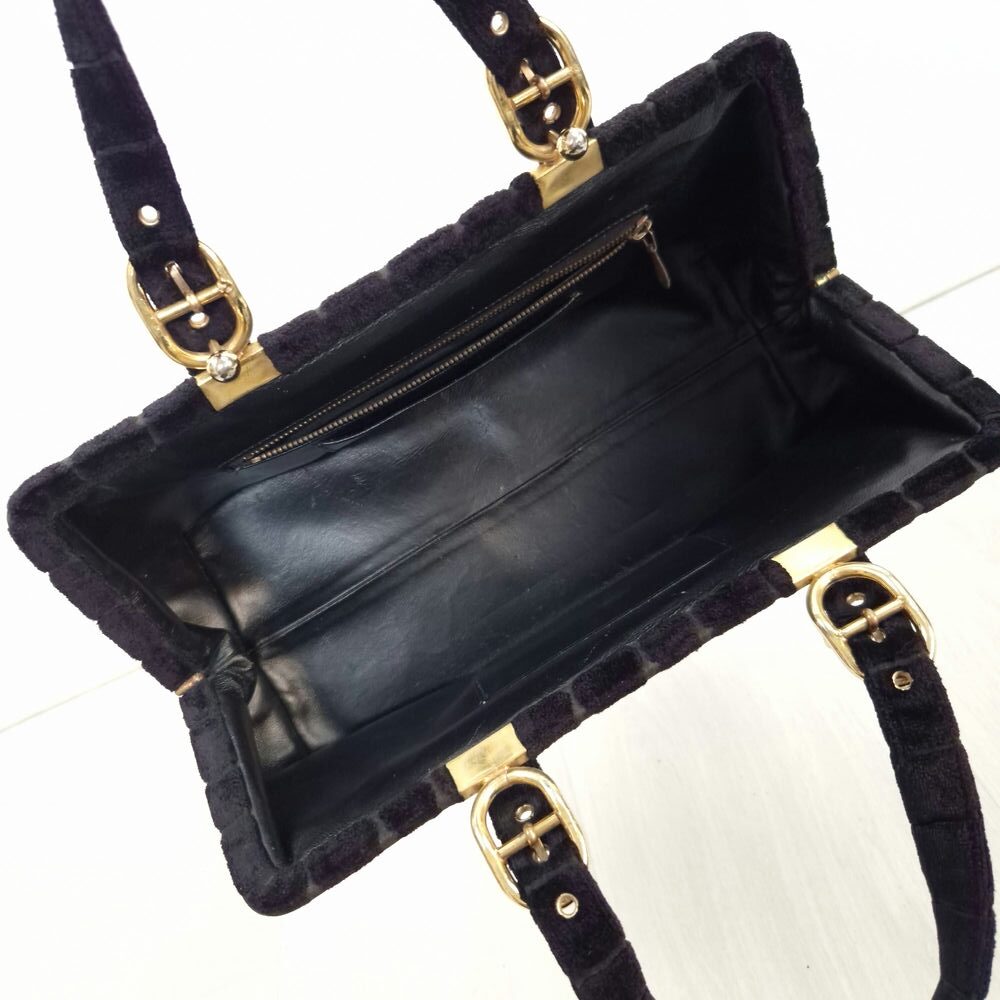 black velvet bag vintage
