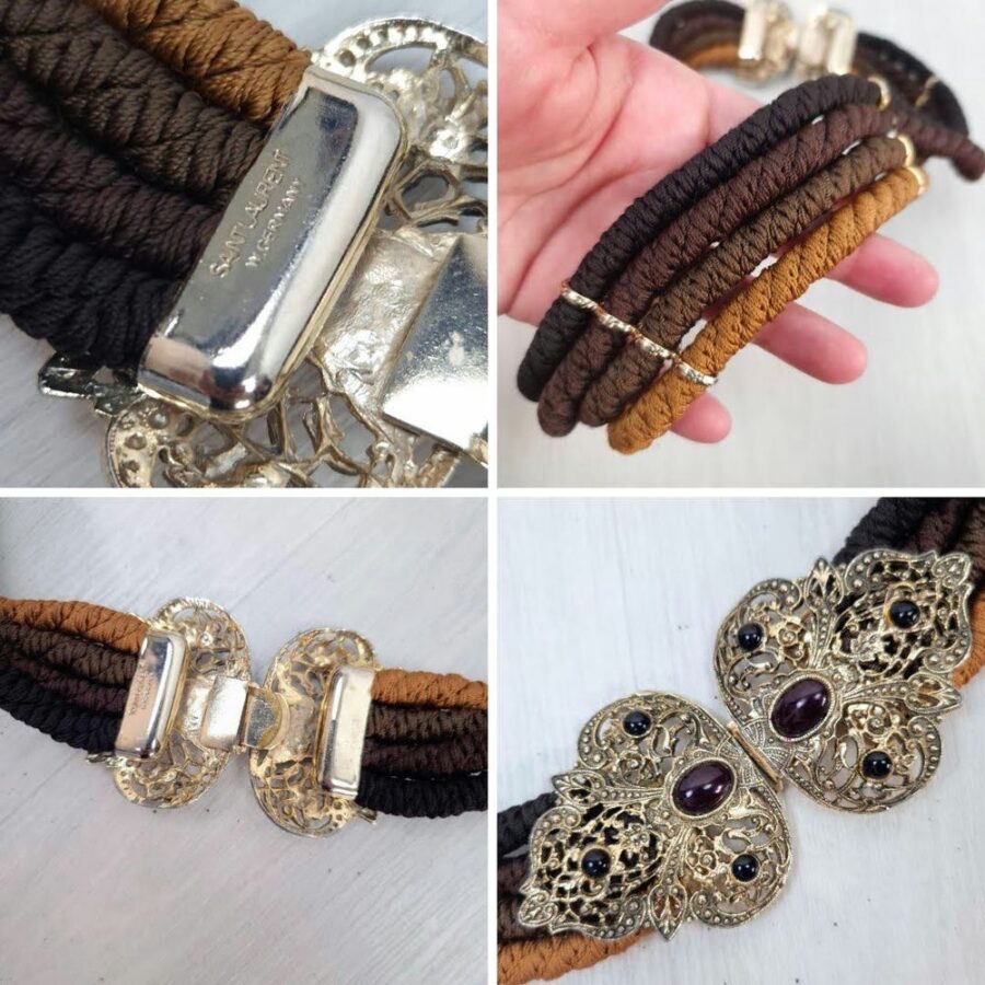 ysl vintage belt