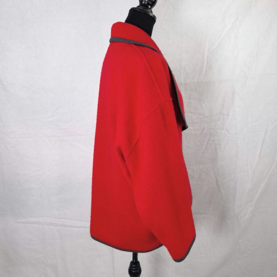 cappotto rosso vintage
