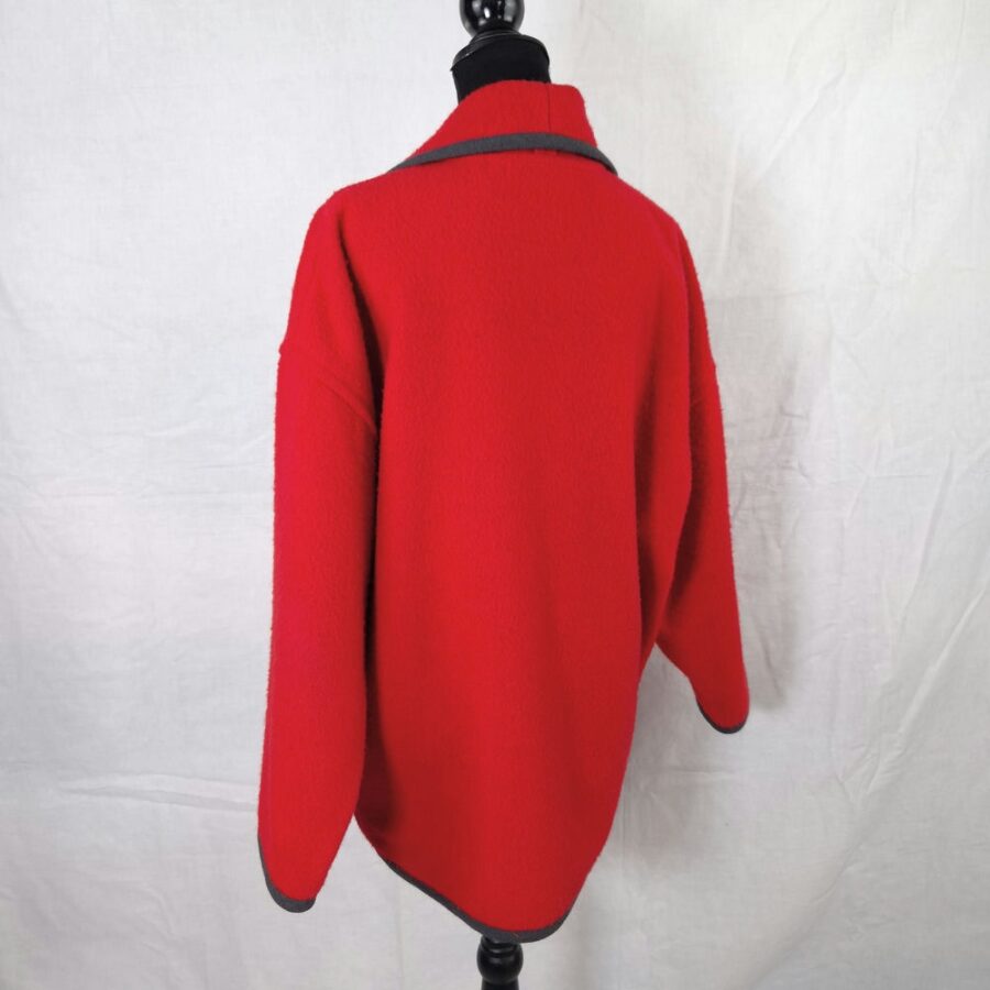 cappotto rosso lana