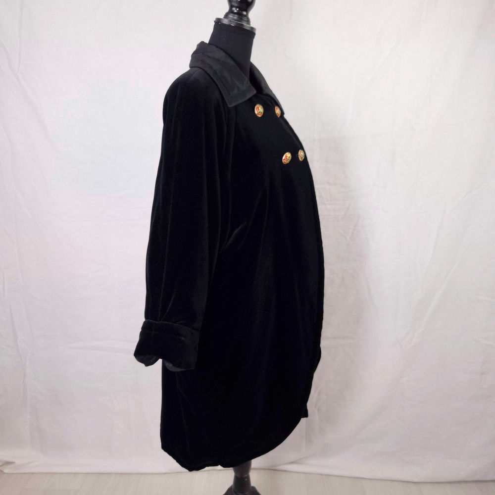 cappotto nero vintage