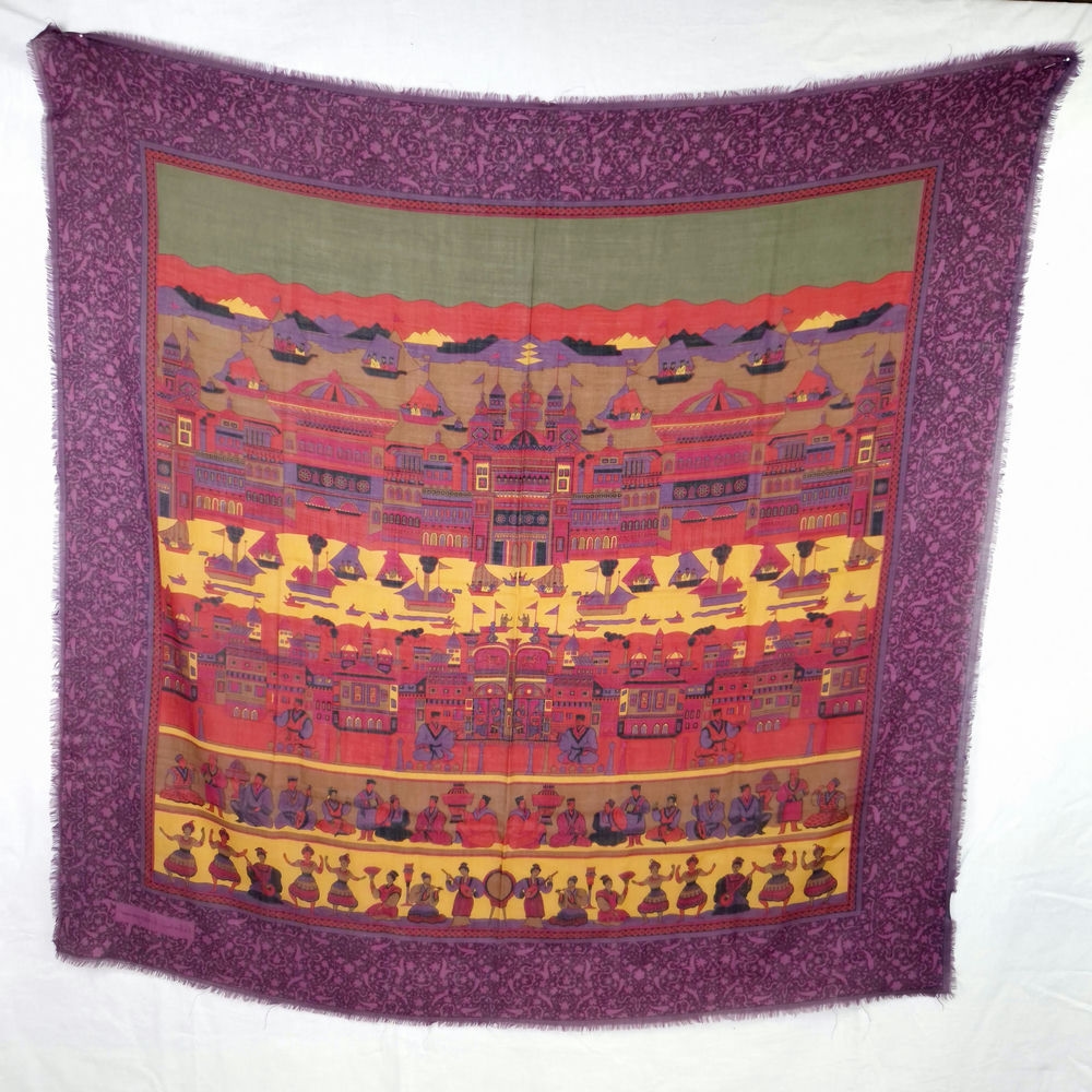 violet scarf vintage