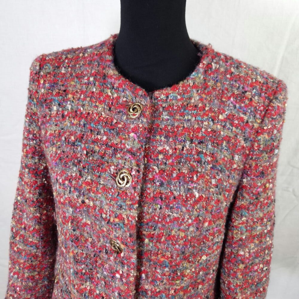 giacca corta in lana