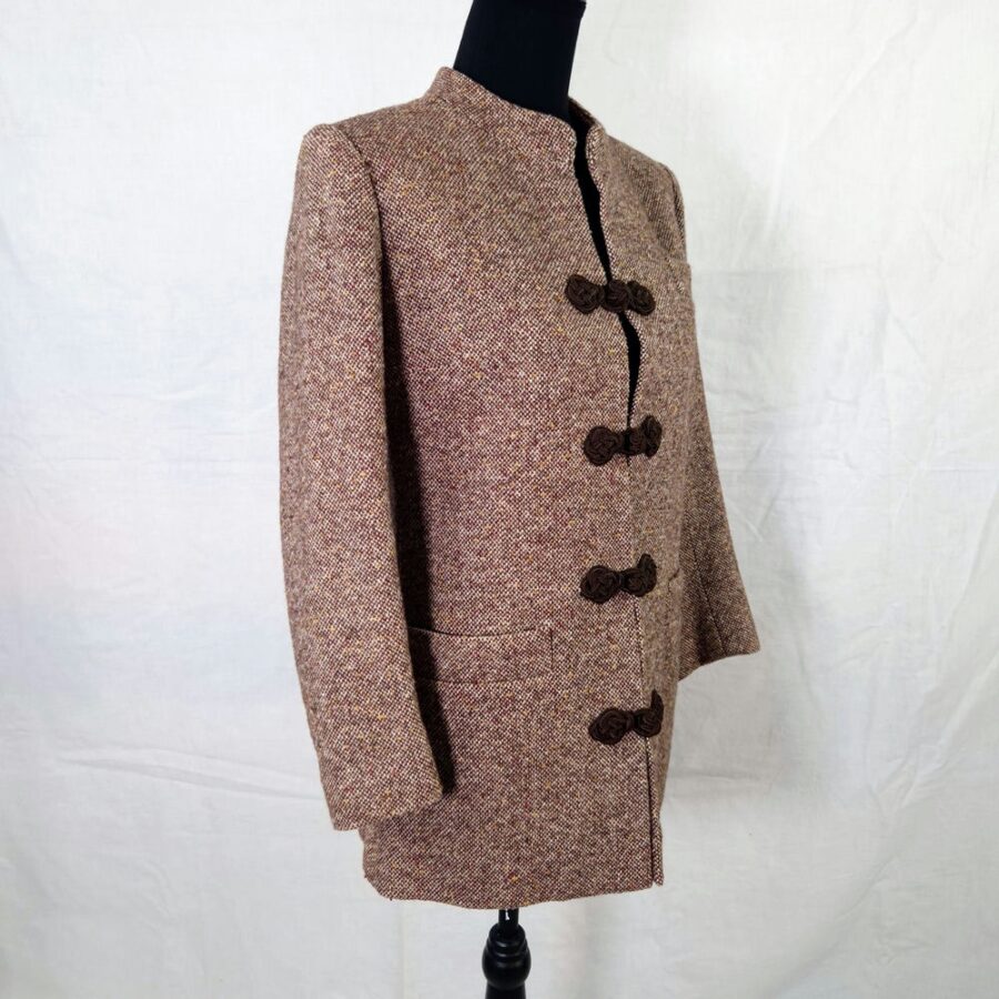 giacca marrone lana