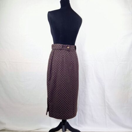 Byblos gonna retrò in lana vinatge anni '90