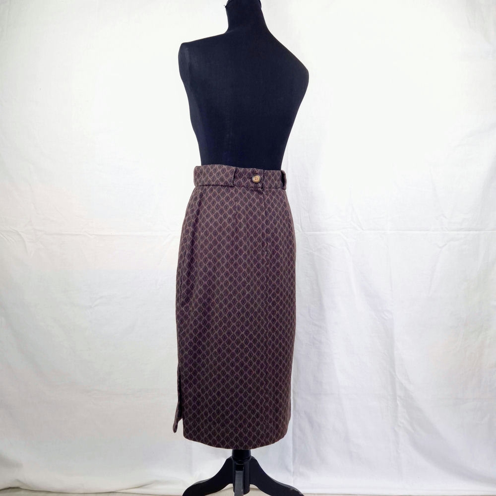 Byblos gonna retrò in lana vinatge anni '90