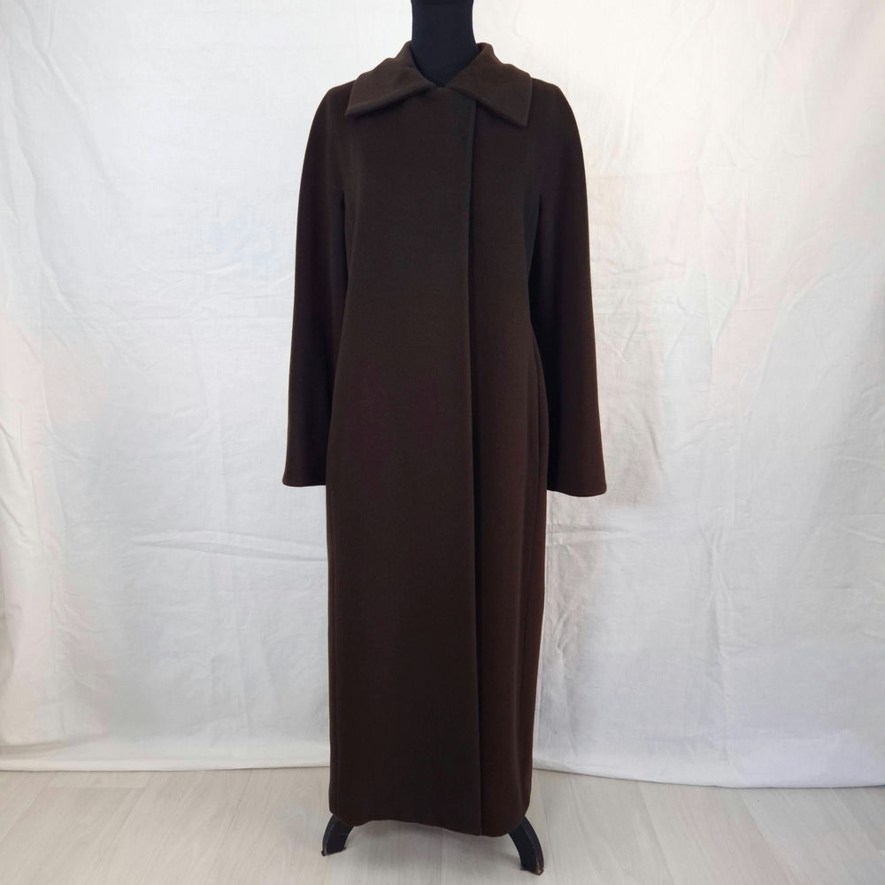 maxi cappotto marrone