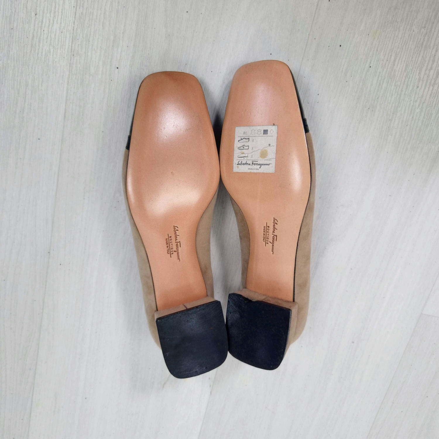 scarpe con tacco basso