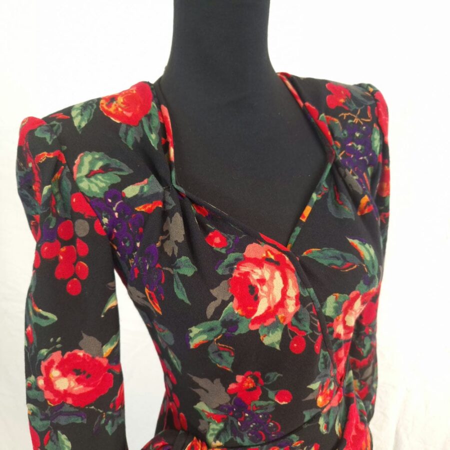 Vestito Ungaro a fiori in lana - immagine 5