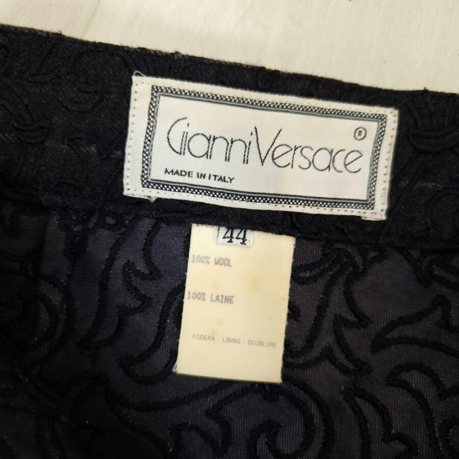 Gianni Versace gonna ricamata 1980s