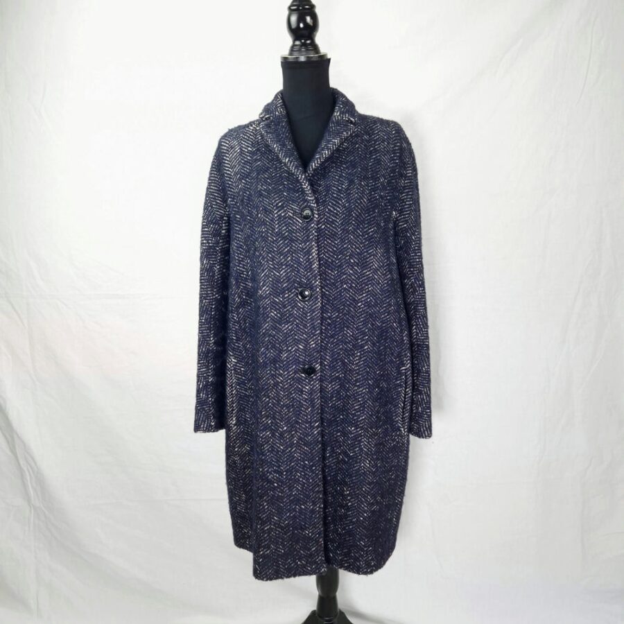 cappotto herringbone