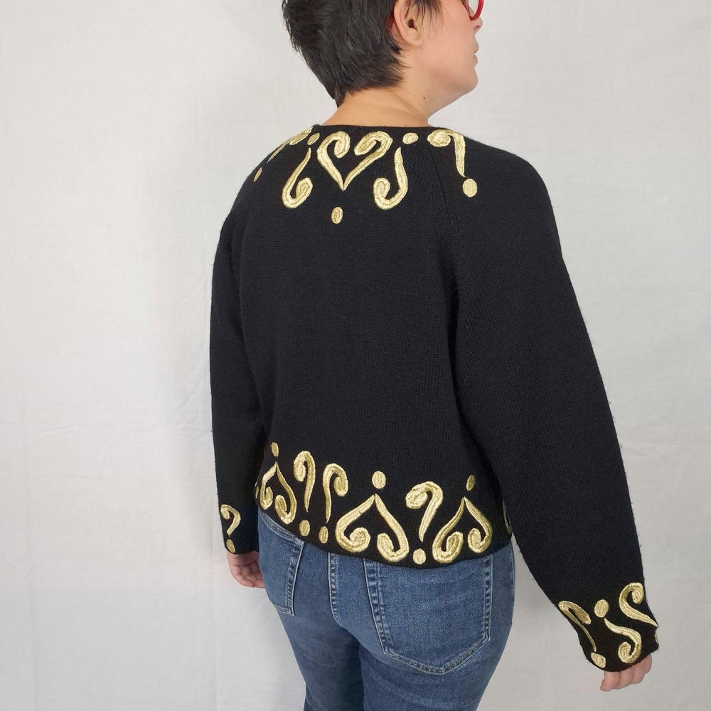 maglione punti domanda