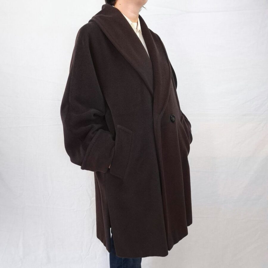 brown coat vintage