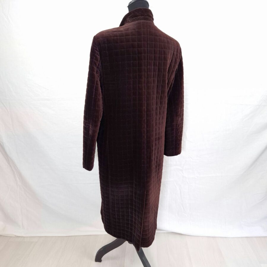 cappotto velluto marrone