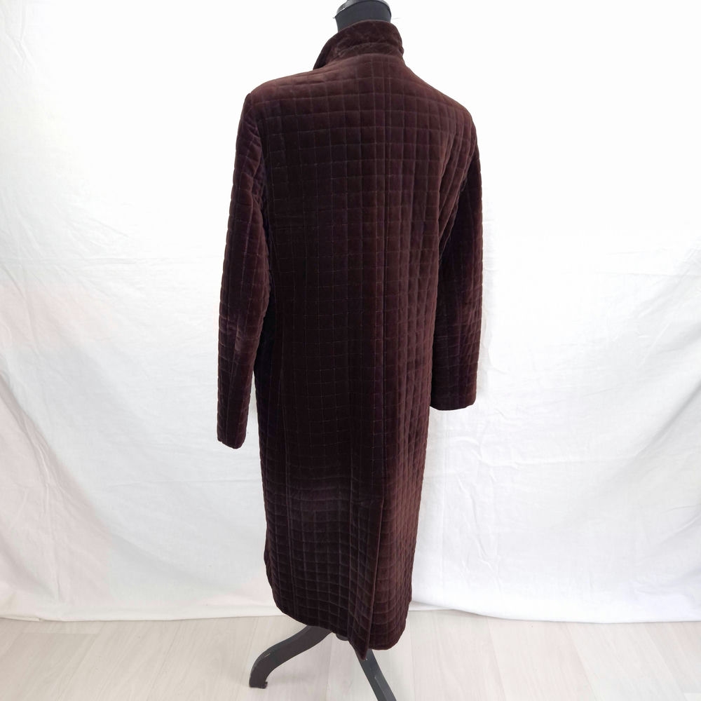 cappotto velluto marrone