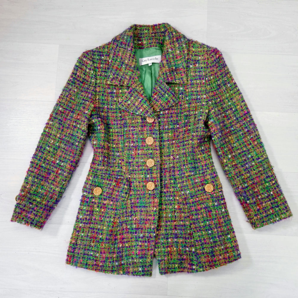 cappotto verde tweed
