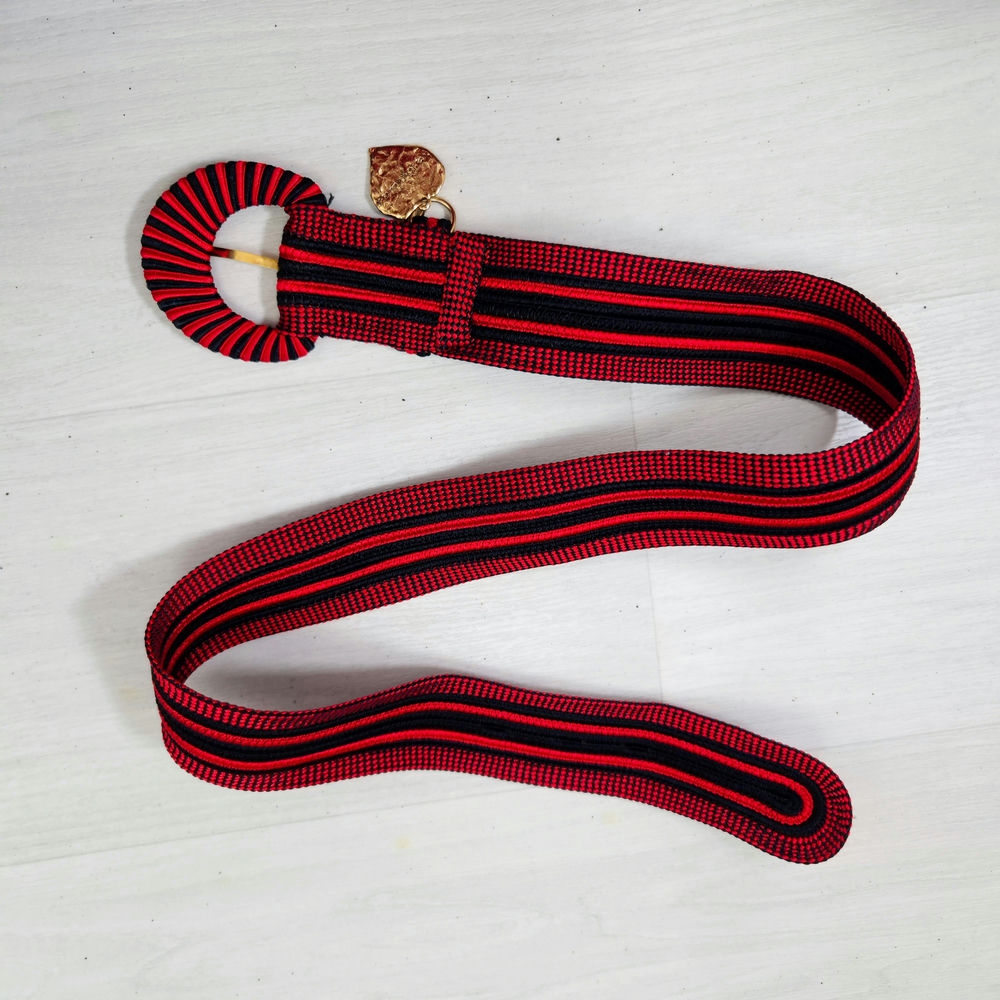glam belt 1980s