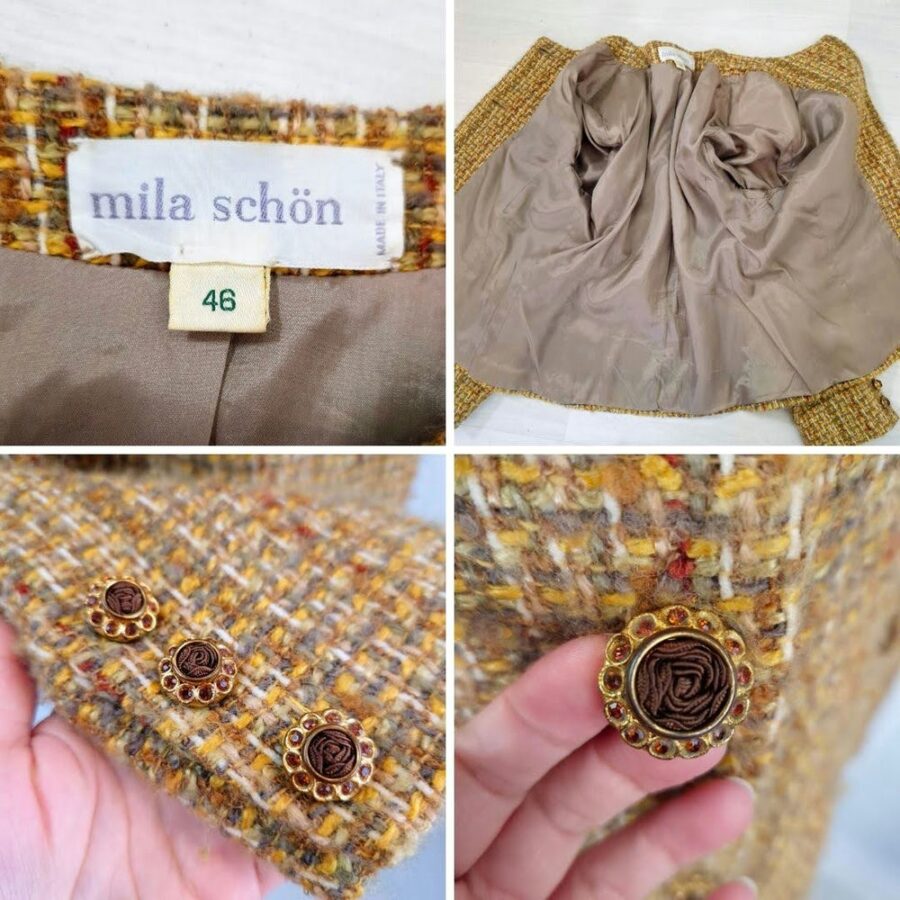 giacca boucle