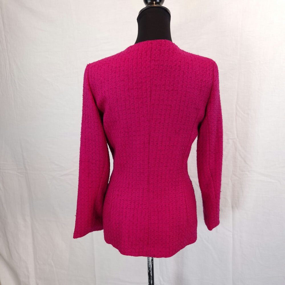 Giacca rosa in lana vintage anni '90