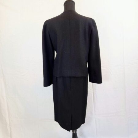 Pierre Cardin tailleur nero minimal chic