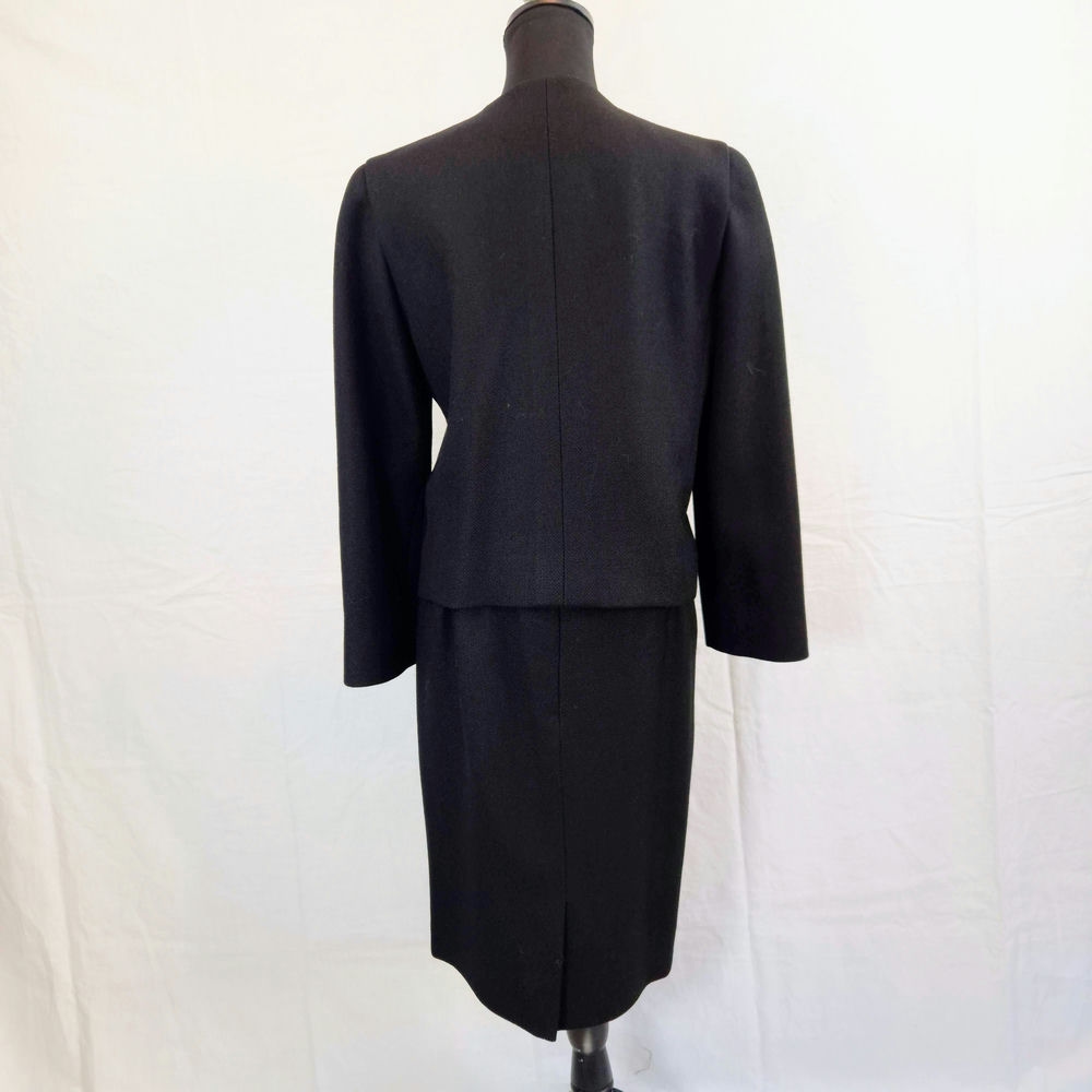 Pierre Cardin tailleur nero minimal chic