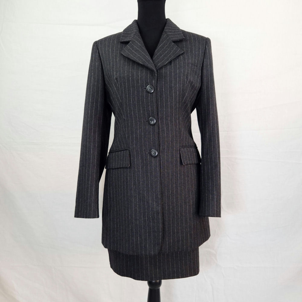 tailleur gonna gessato