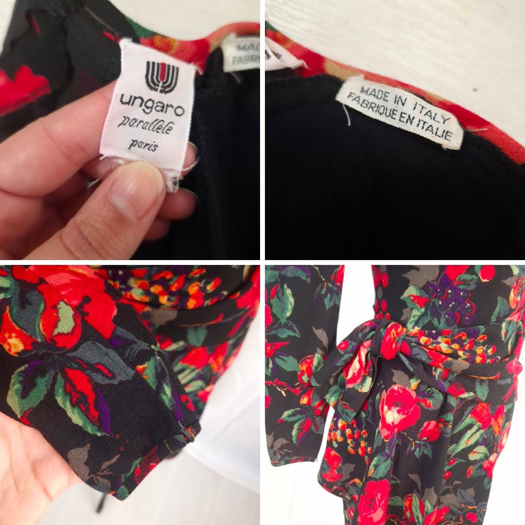 Vestito Ungaro a fiori in lana - immagine 5