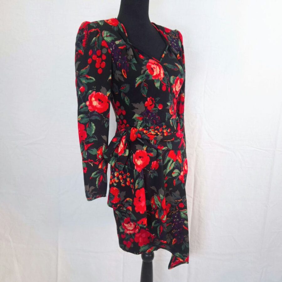 Vestito Ungaro a fiori in lana - immagine 3