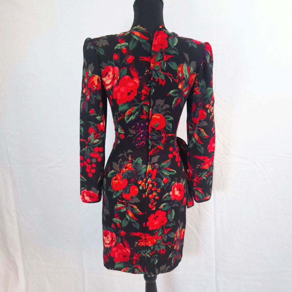 Vestito Ungaro a fiori in lana - immagine 4