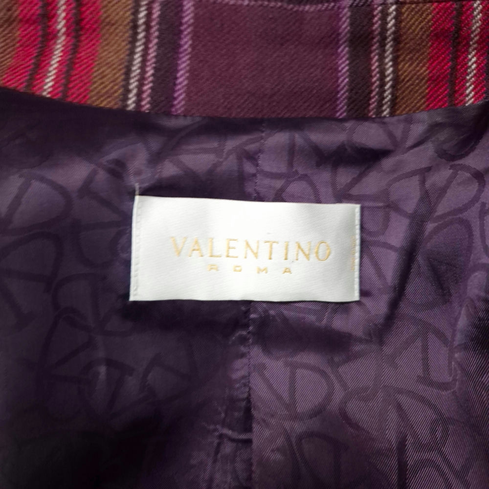 Valentino Roma giacca tartan in lana