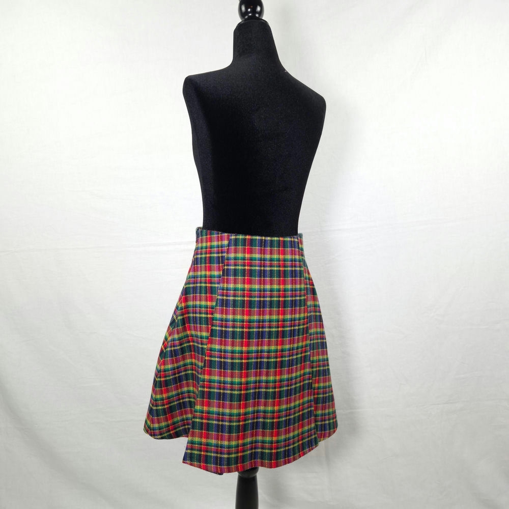 Versace gonna tartan vintage 1990s