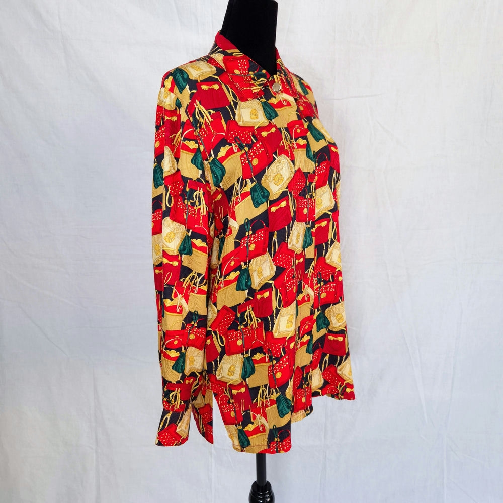 camicia rossa vintage